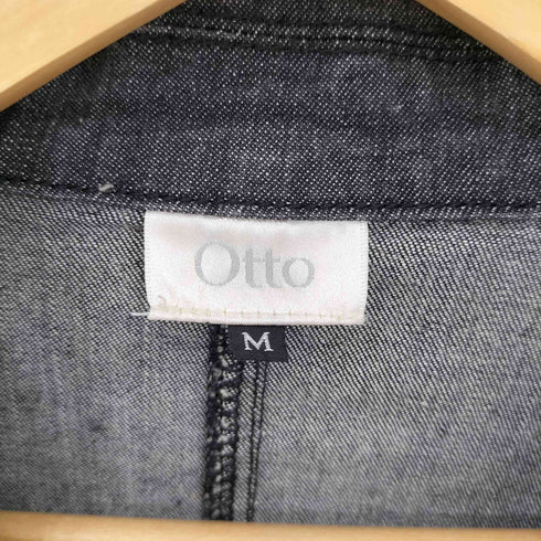オット otto ラインストーン デザイン デニム テーラードジャケット Y2K レディース  M